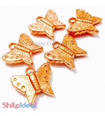 Jewellery Butterfly - Copper - Pack of 5
